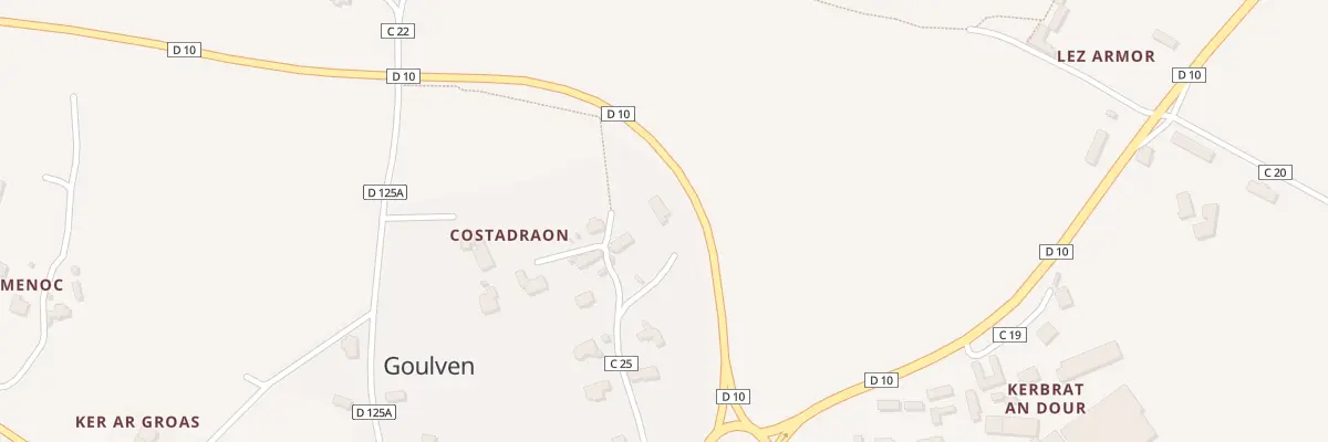Plan du 117 Costadraon à Goulven