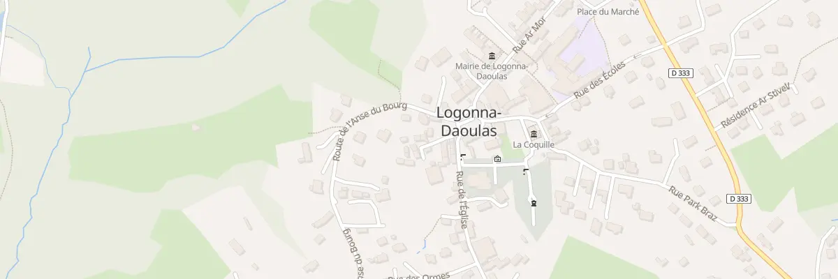 Plan du 4 Imp du Vieux Bourg à Logonna-Daoulas