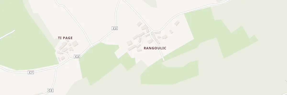 Plan du 235 Rangoulic à Landévennec