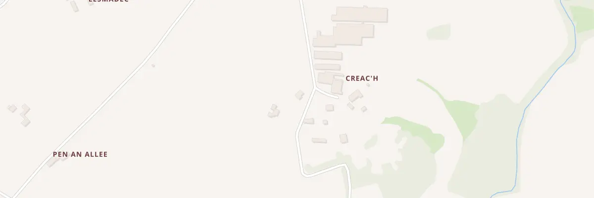 Plan du 2 Creach à Pouldreuzic