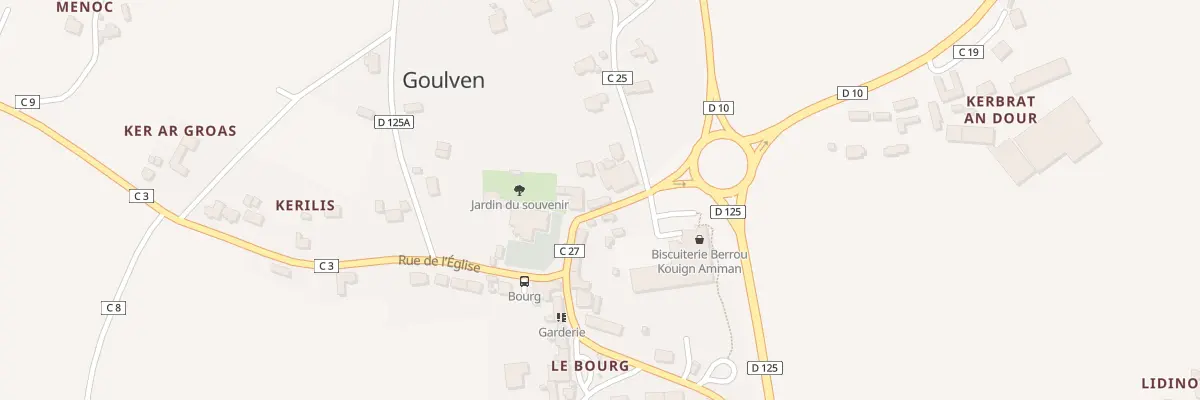Plan du 20 Rue de l’Église à Goulven