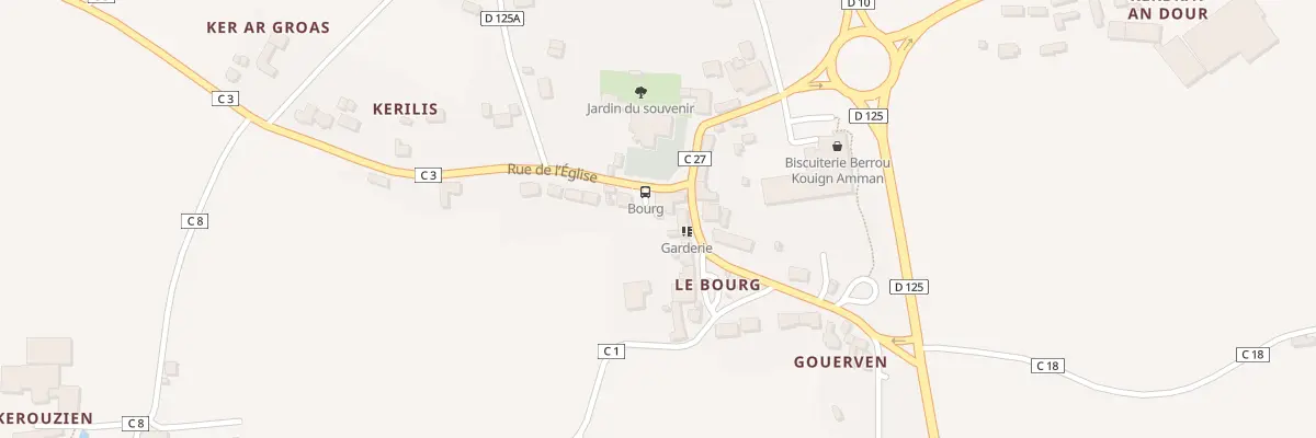 Plan du 8 Rue de l’École à Goulven