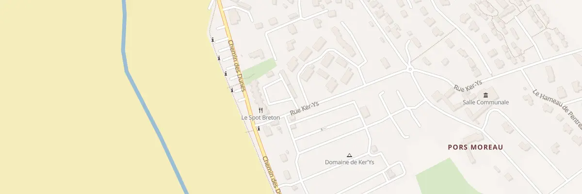 Plan du 1 Rue Ker Ys à Saint-Nic