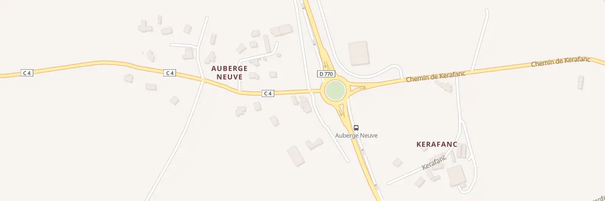 Plan du 5 L’Auberge Neuve à Ploudaniel
