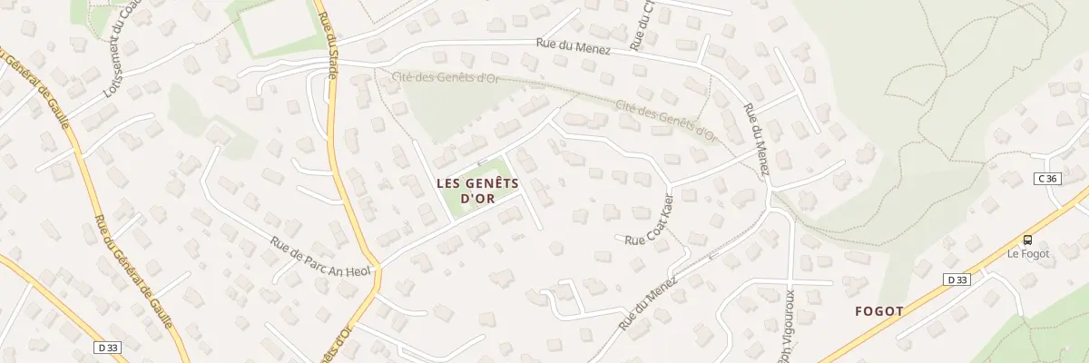 Plan du 20 Cité des Genets d’Or à Loperhet