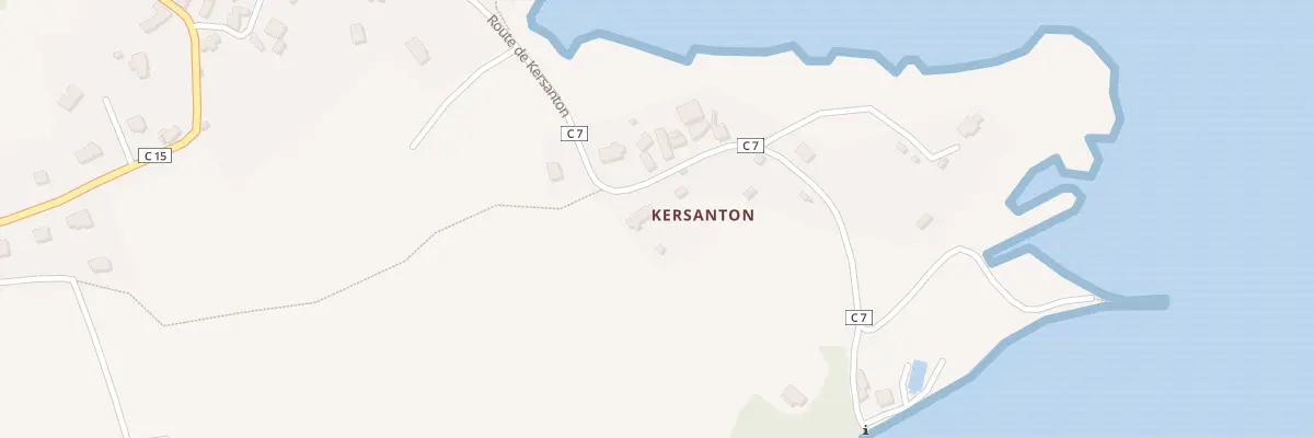 Plan du 105 Kersanton à Loperhet