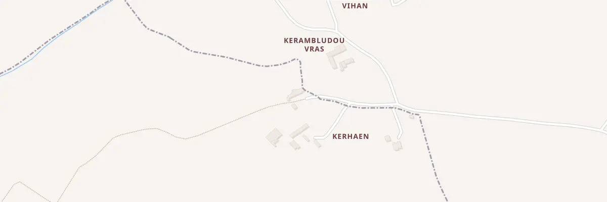 Plan du 136 Kerhaën à Saint-Jean-Trolimon