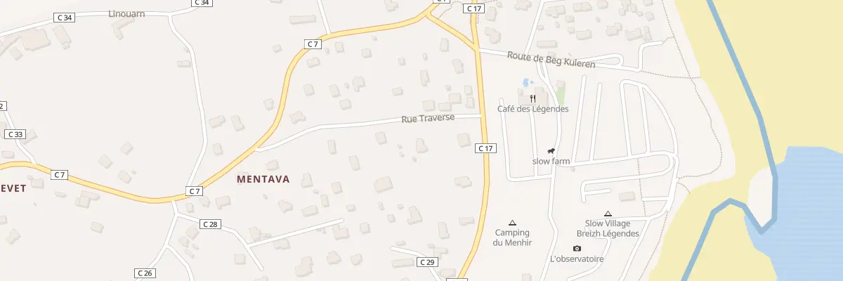 Plan du 18 Rue Traverse à Plounéour-Brignogan-plages