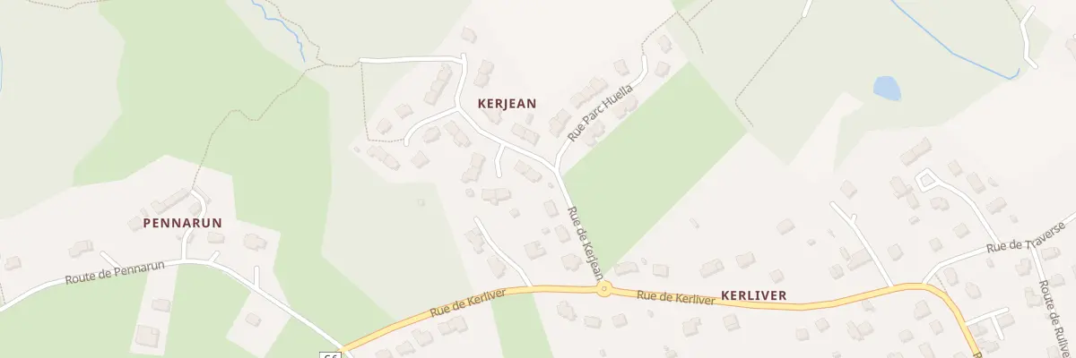 Plan du 4 Rue de Kerjean à Logonna-Daoulas