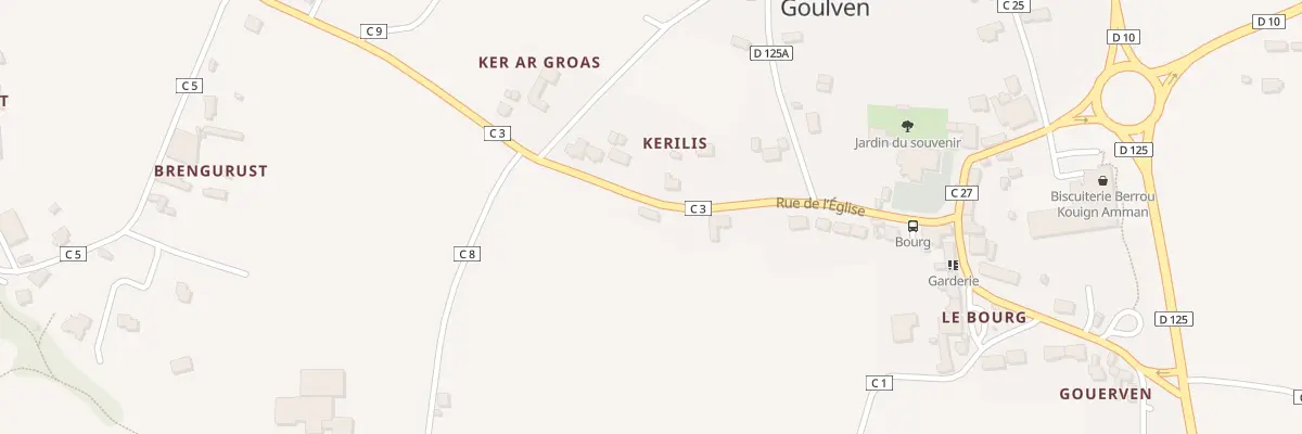 Plan du 60 Kerilis à Goulven