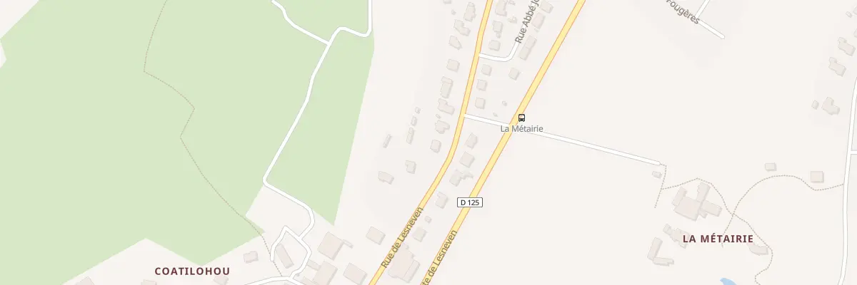 Plan du 38 Rue de Lesneven à Plouider