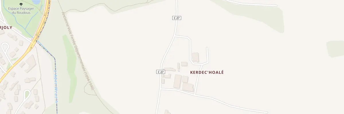 Plan du 3 Kerdec’hoale Bras à Trégarantec