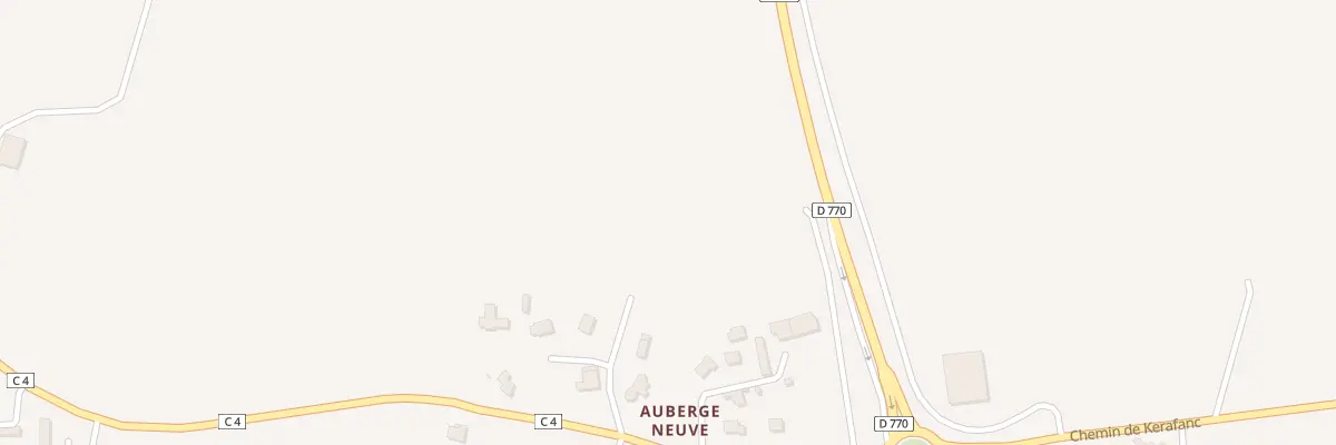 Plan du 16A L’Auberge Neuve à Ploudaniel