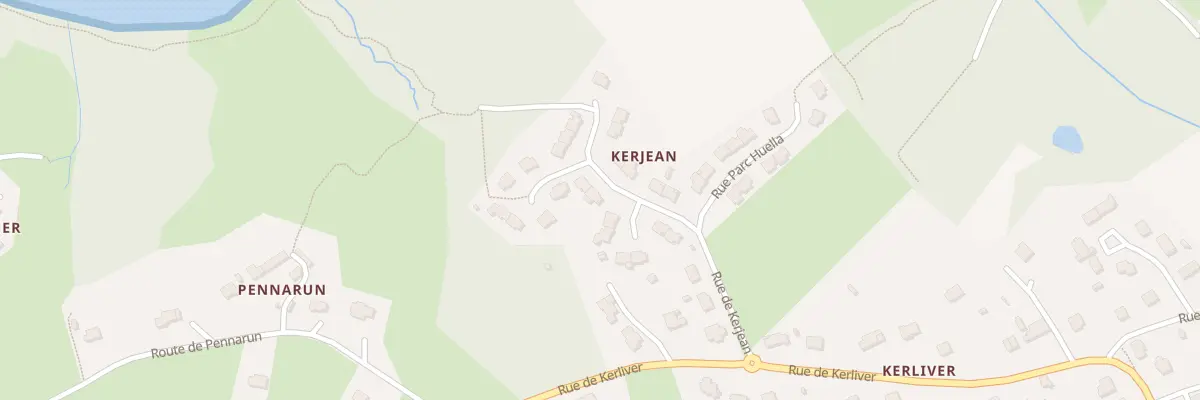 Plan du 16 Rue de Kerjean à Logonna-Daoulas