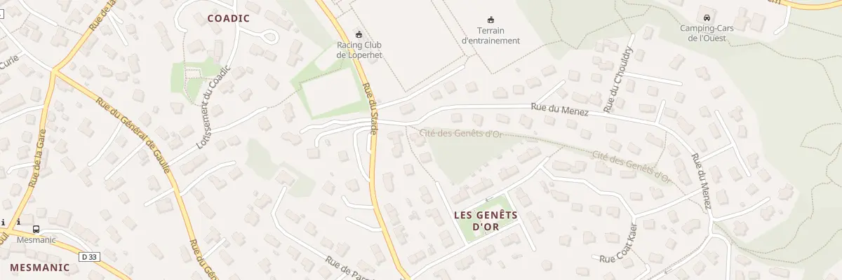 Plan du 46 Rue du Menez à Loperhet