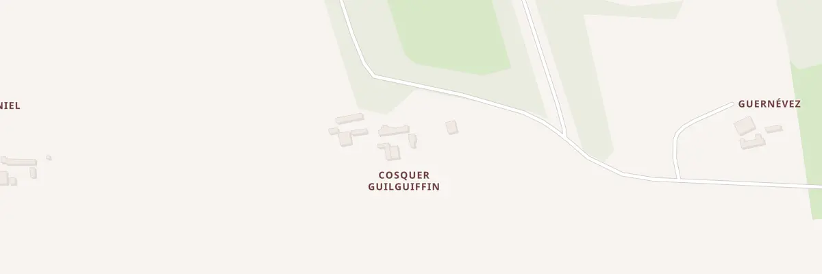 Plan du 295 Cosquer Guilguiffin à Landudec