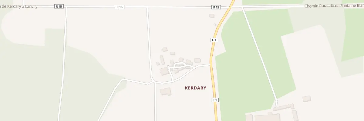 Plan du 65 Kerdary à Argol