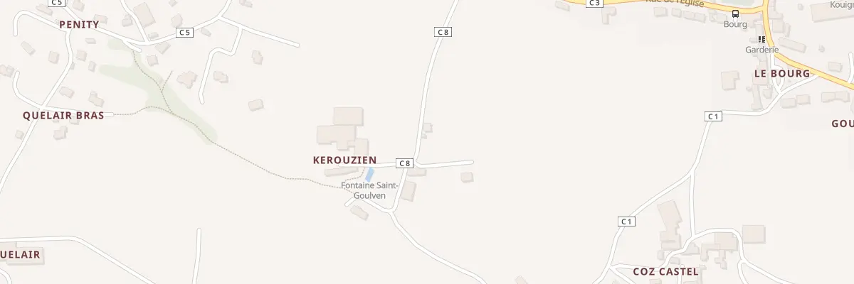 Plan du 40 Kerouzien à Goulven