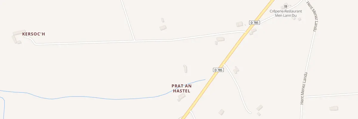 Plan du 5184 Prad Ar ’Hastell à Plomeur
