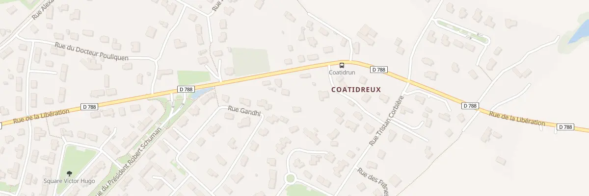 Plan du 56 Rue de la Libération à Lesneven