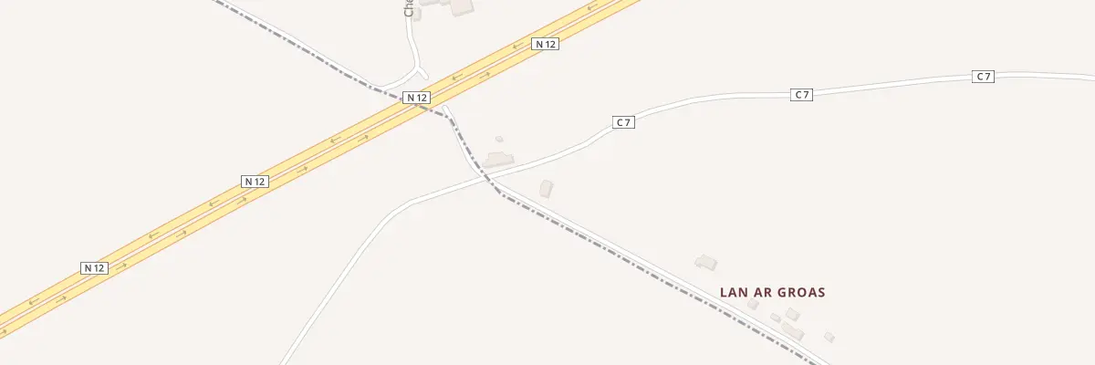 Plan du 99 Lan ar Groas à Ploudaniel