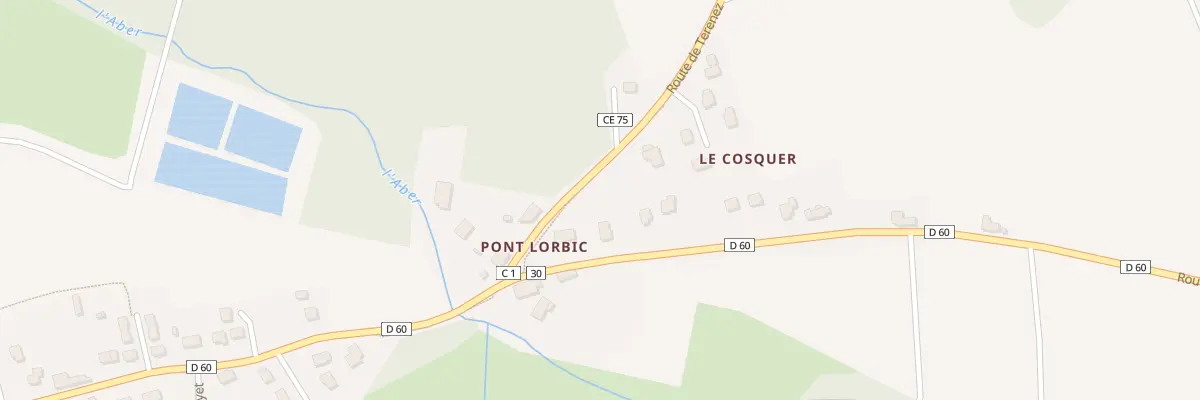 Plan du 4 Rte du Pont de Terenez à Argol