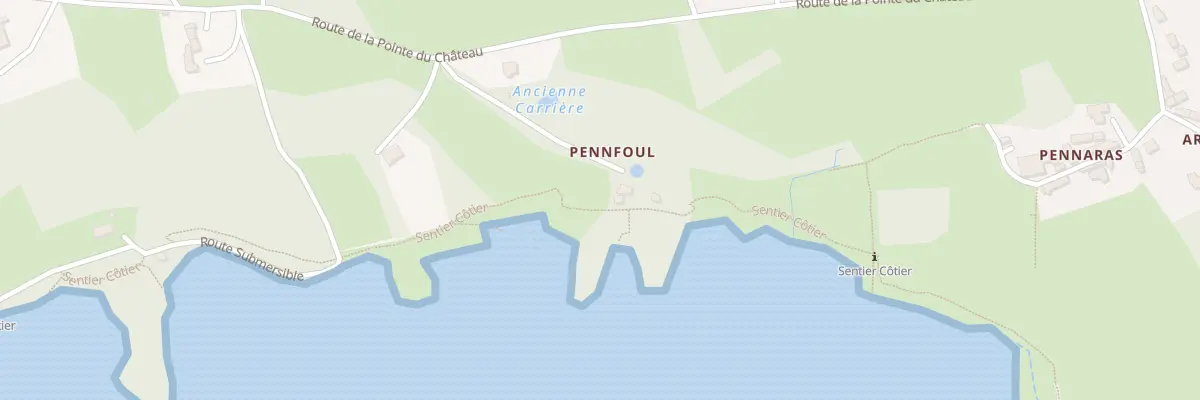 Plan du 6 Penfoul à Logonna-Daoulas