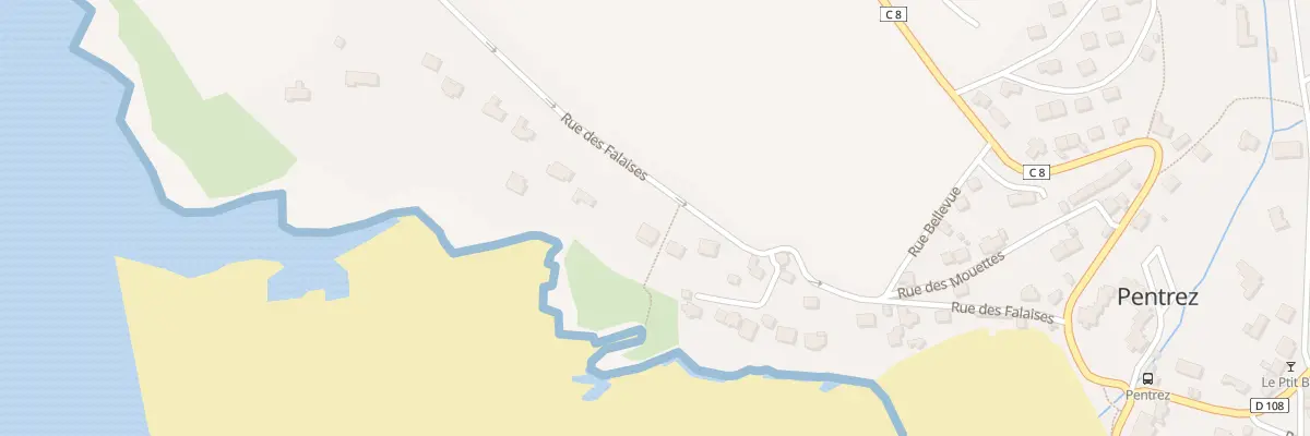 Plan du 42 Rte des Falaises à Saint-Nic