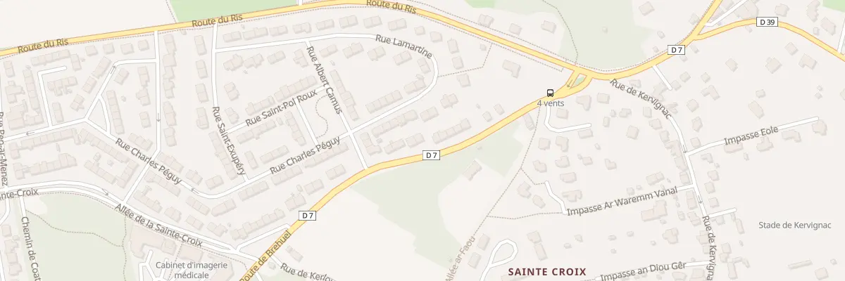 Plan du 37 Rue Léo Lagrange à Douarnenez
