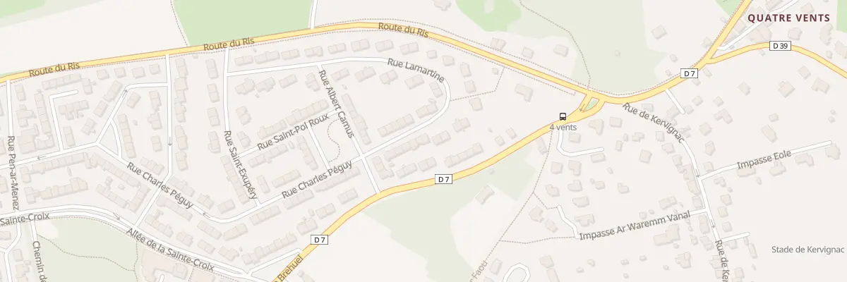 Plan du 51 Rue Lamartine à Douarnenez