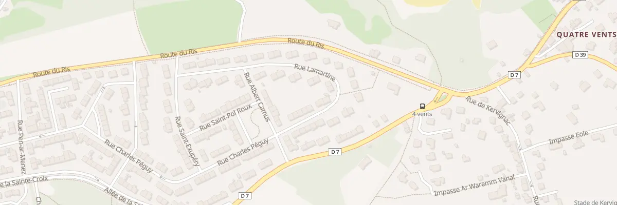 Plan du 40 Rue Lamartine à Douarnenez