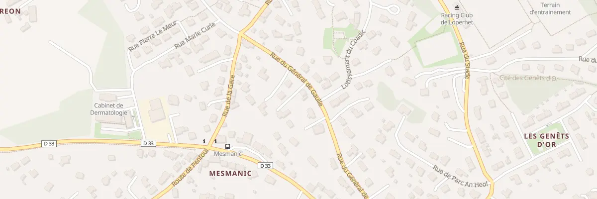 Plan du 260 Rue General de Gaulle à Loperhet