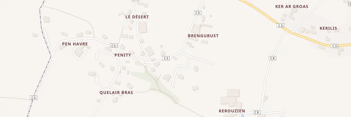 Plan du 20 Kervignet à Goulven