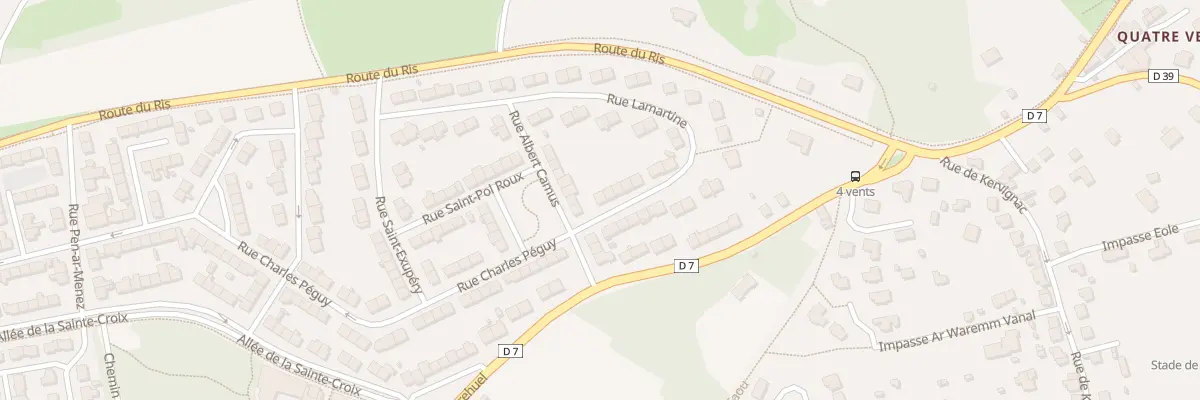 Plan du 48 Rue Lamartine à Douarnenez