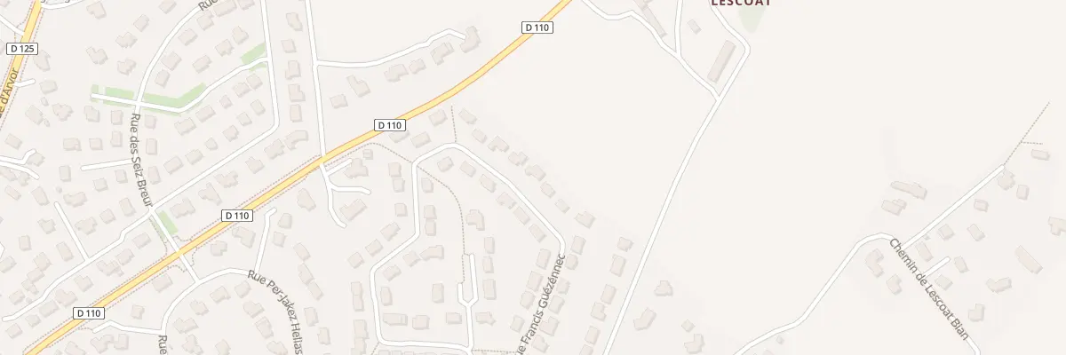 Plan du 26 Rue Francis Guezennec à Lesneven