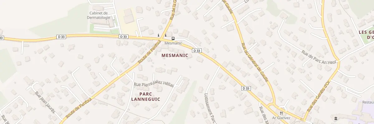 Plan du 517 Rue Réné Goubin à Loperhet