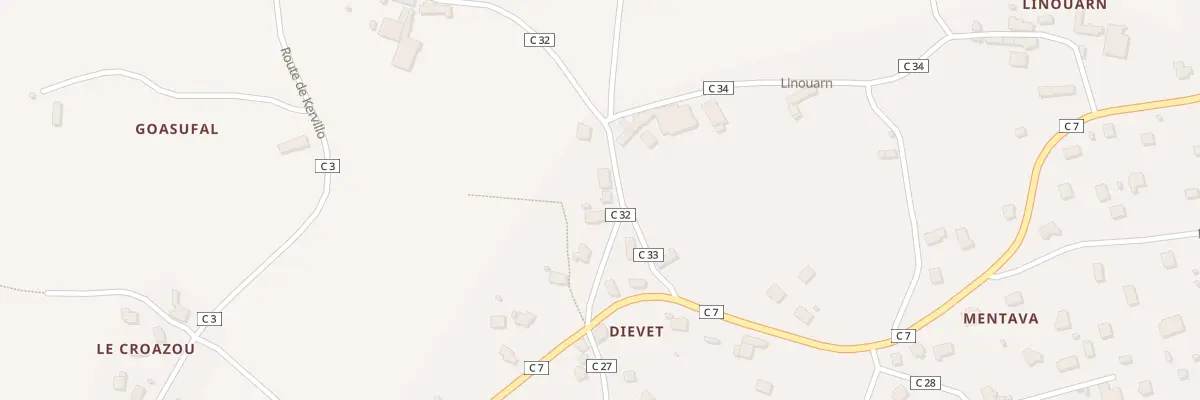 Plan du 419 Dievet à Plounéour-Brignogan-plages