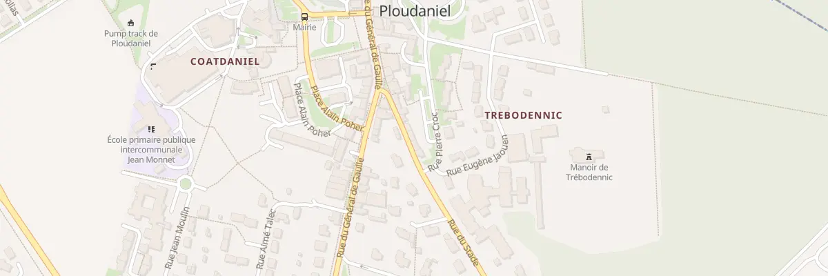 Plan du 13 Rue du Stade à Ploudaniel