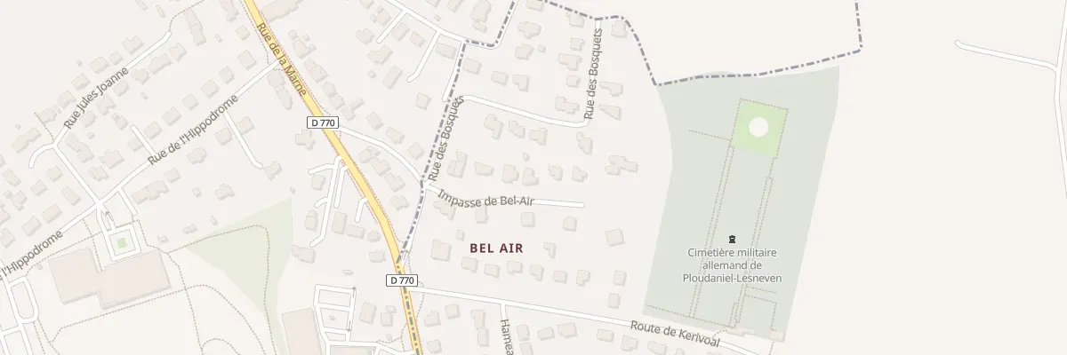 Plan du 7 Imp de Bel Air à Ploudaniel