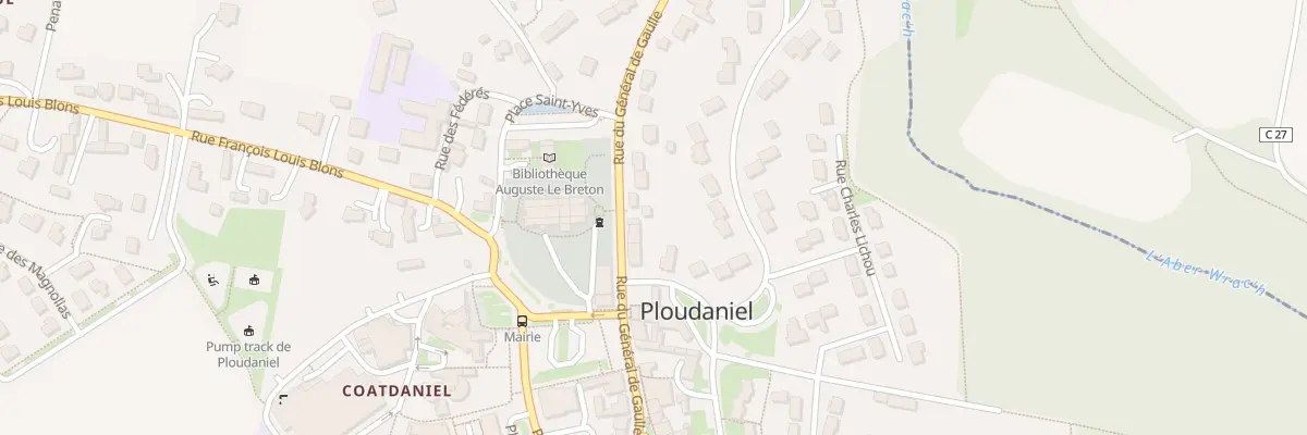 Plan du 23B Rue General de Gaulle à Ploudaniel