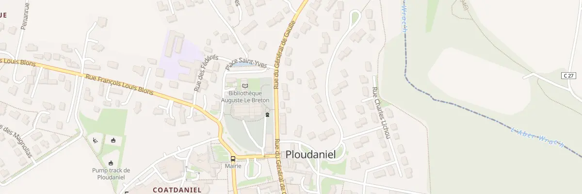 Plan du 21 Rue General de Gaulle à Ploudaniel
