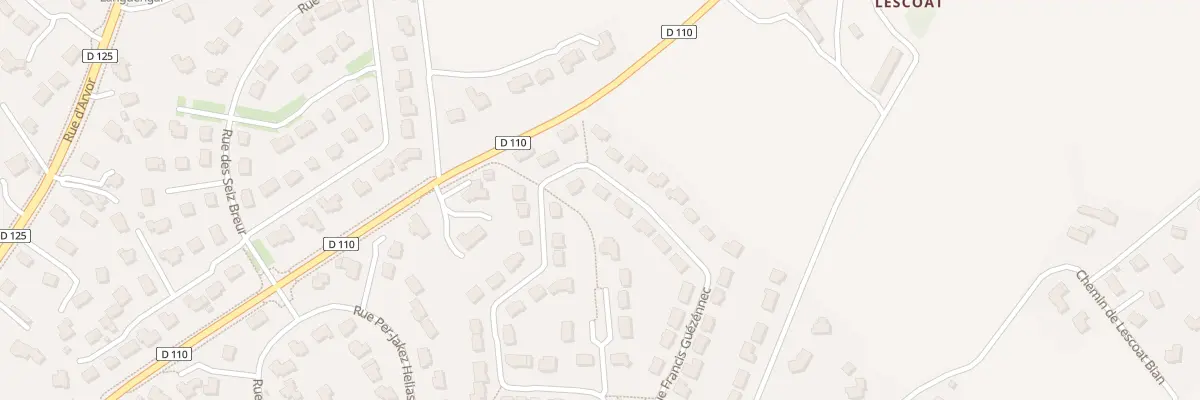 Plan du 17 Rue Francis Guezennec à Lesneven