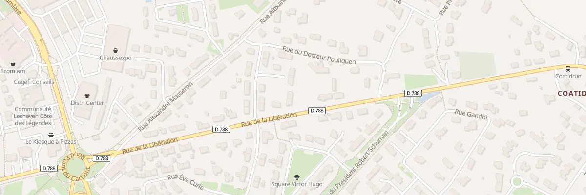 Plan du 33 Rue de la Libération à Lesneven