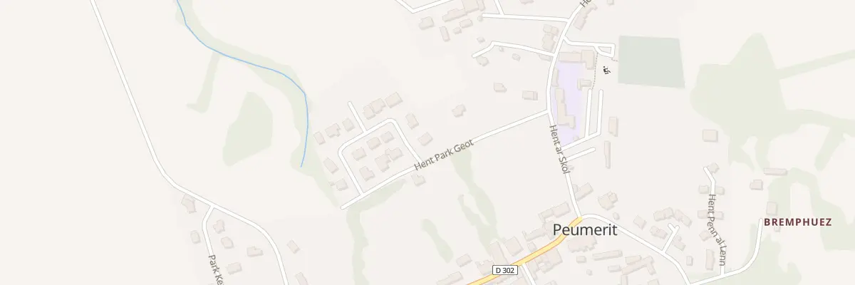 Plan du 1 Park Geot à Peumerit