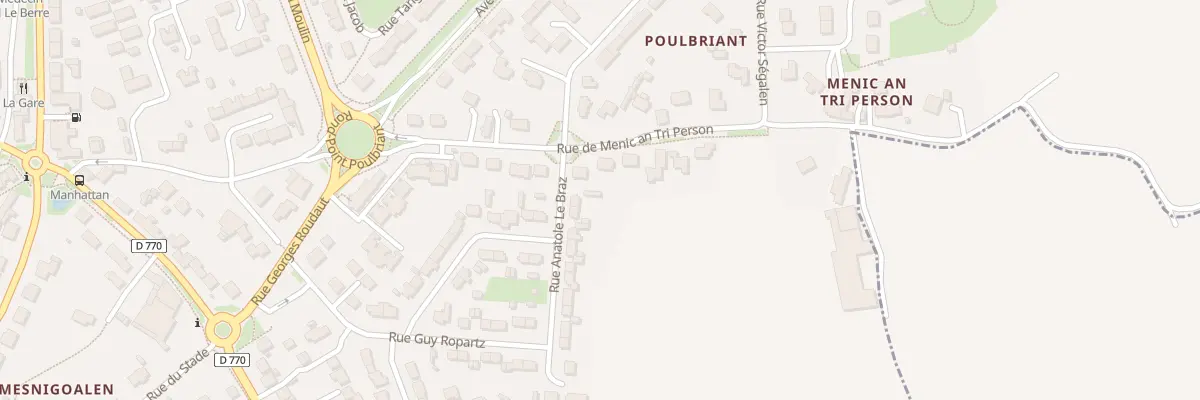 Plan du 24 Rue Anatole Le Braz à Lesneven