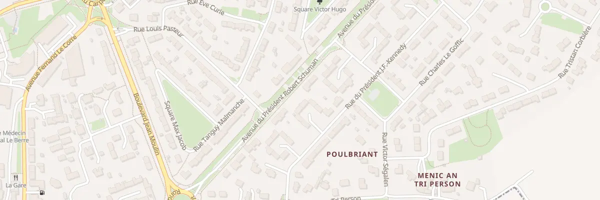 Plan du 3 Pl de Kerguelen à Lesneven