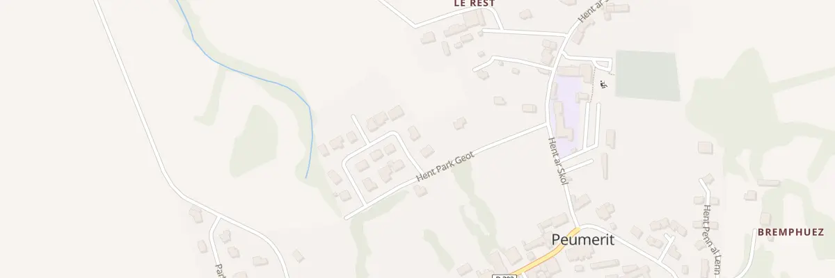 Plan du 2 Park Geot à Peumerit