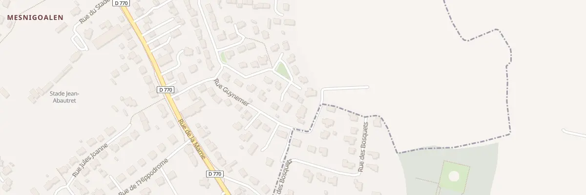 Plan du 18 Rue de Galice à Lesneven