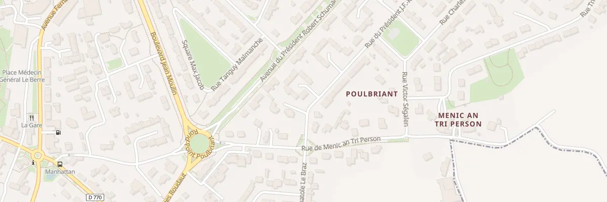 Plan du 5 Rue Président J.-F. Kennedy à Lesneven