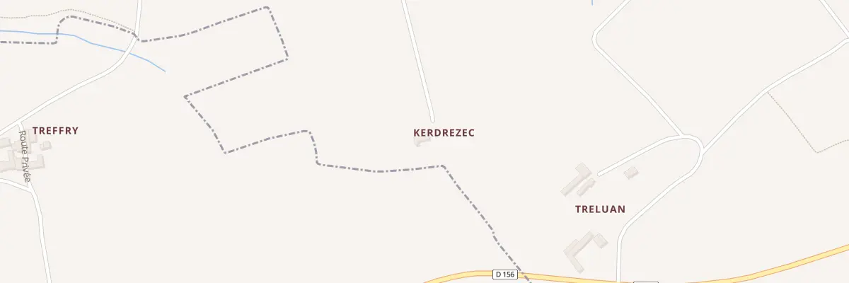 Plan du 1039 Kerdrezec à Plonéour-Lanvern